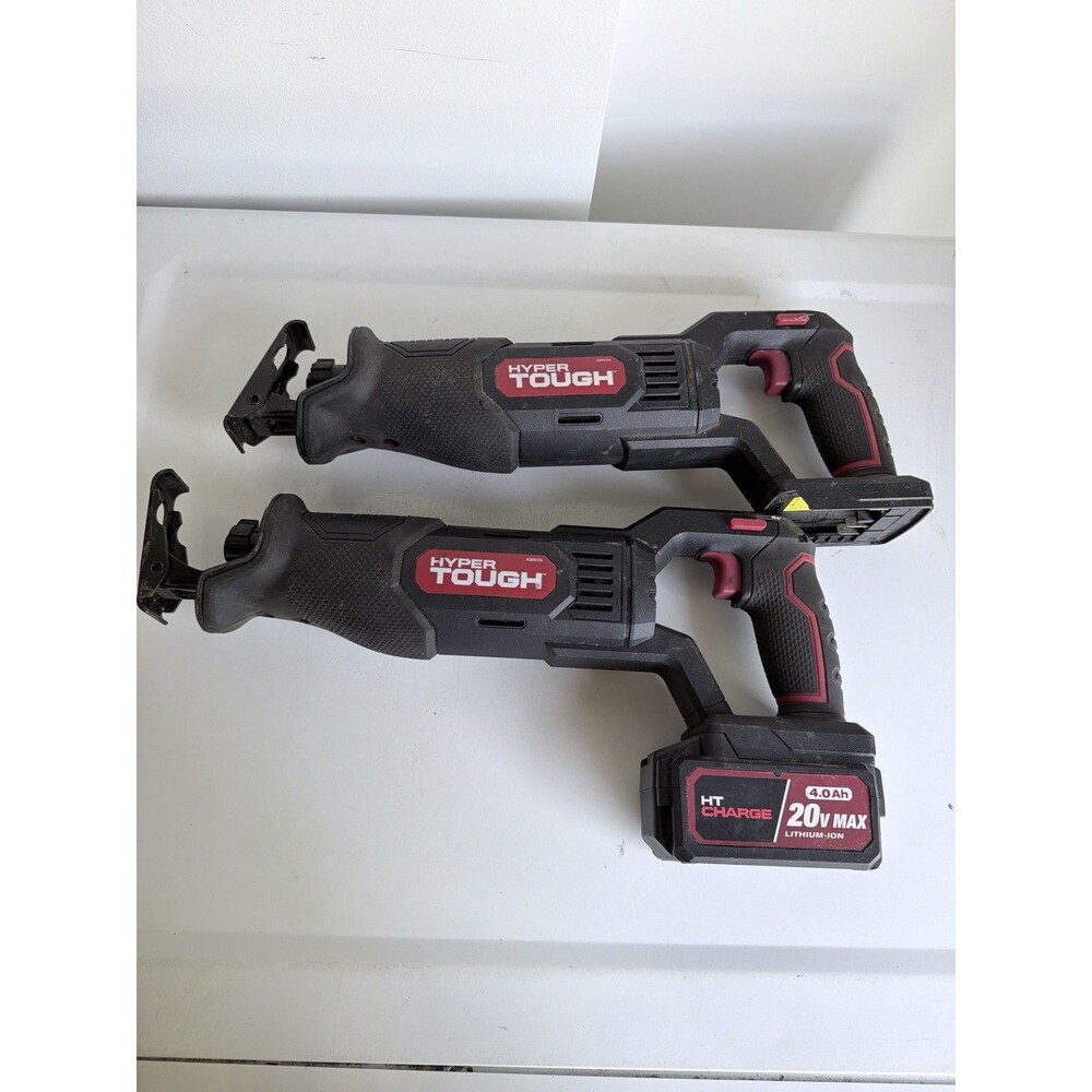 2 Hyper Tough AQ80030G 20V Max Reciprocating Saw- (1) 1.5Ah Battery-TESTED WORKS